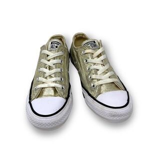 Converse Chuck Taylor All Star Low Top Women's Size 5 Gold Shimmer
